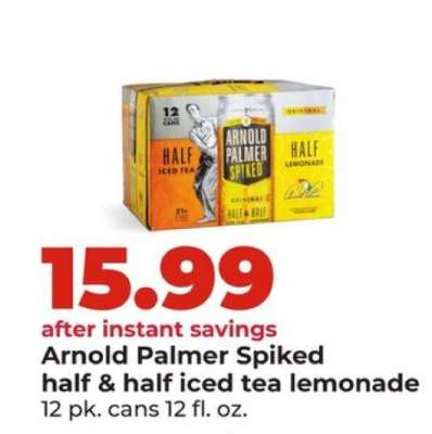 Arnold Palmer Spiked half & half iced tea lemonade