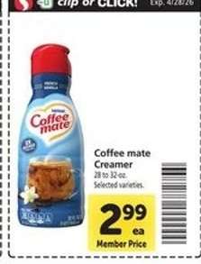 Coffee mate Creamer