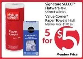 Value Corner Paper Towels