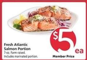 Fresh Atlantic Salmon Portion