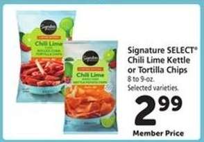 Signature SELECT Chili Lime Kettle or Tortilla Chips