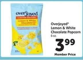 Overjoyed Lemon & White Chocolate Popcorn