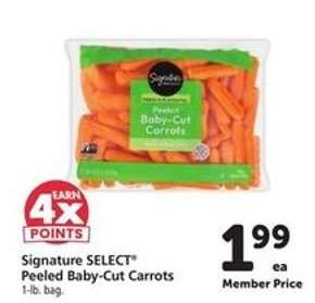 Signature SELECT® Peeled Baby-Cut Carrots
