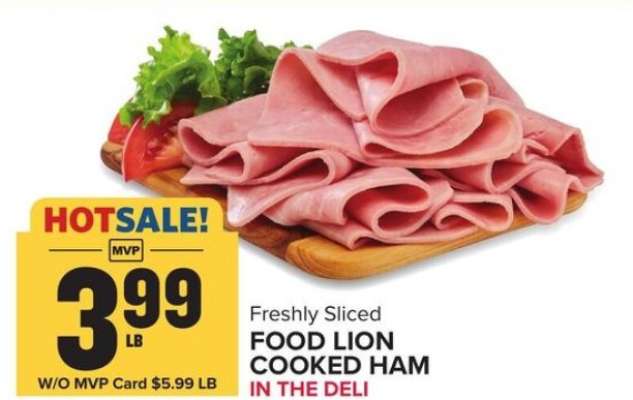 FOOD LION COOKED HAM