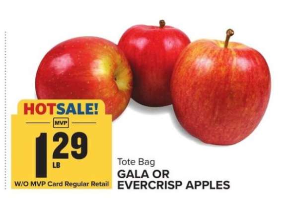 Gala or Evercrisp Apples