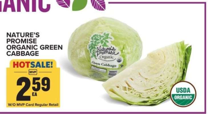 Nature's Promise Organic Green Cabbage