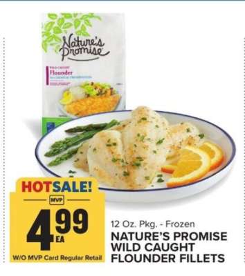 NATURE’S PROMISE WILD CAUGHT FLOUNDER FILLETS