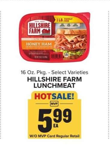 Hillshire Farm Lunchmeat