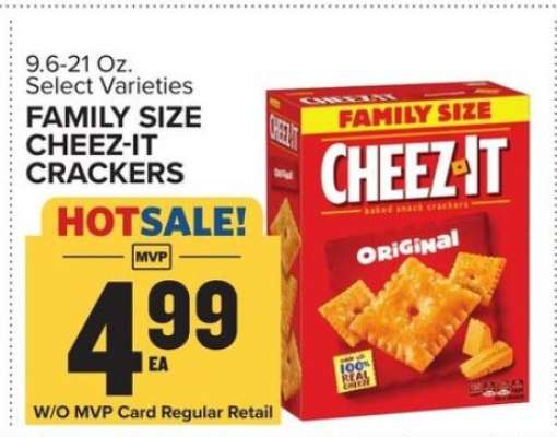 Family Size Cheez-It Crackers