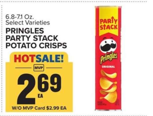 Pringles Party Stack Potato Crisps