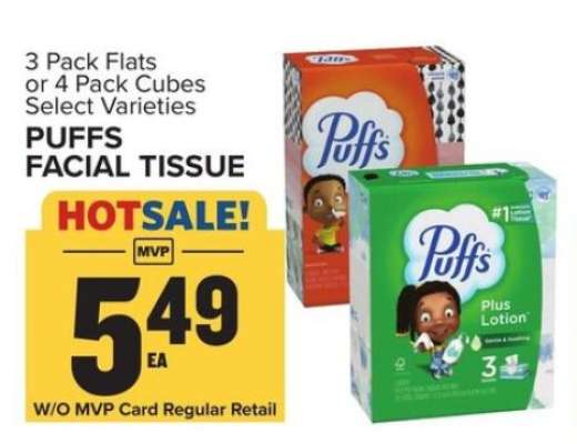 Puffs Facial Tissue*