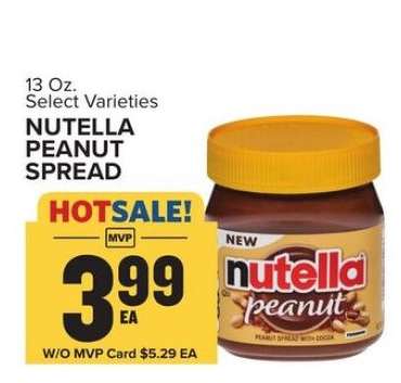 Nutella Peanut Spread