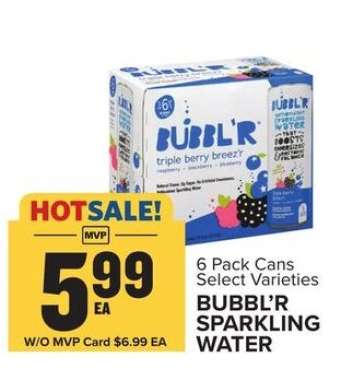 Bubbl'r sparkling water