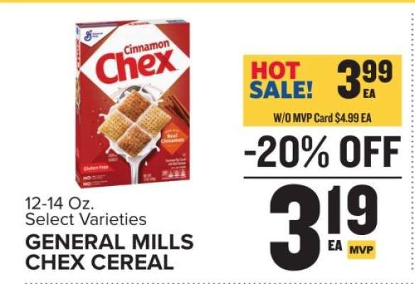 General Mills Chex Cereal