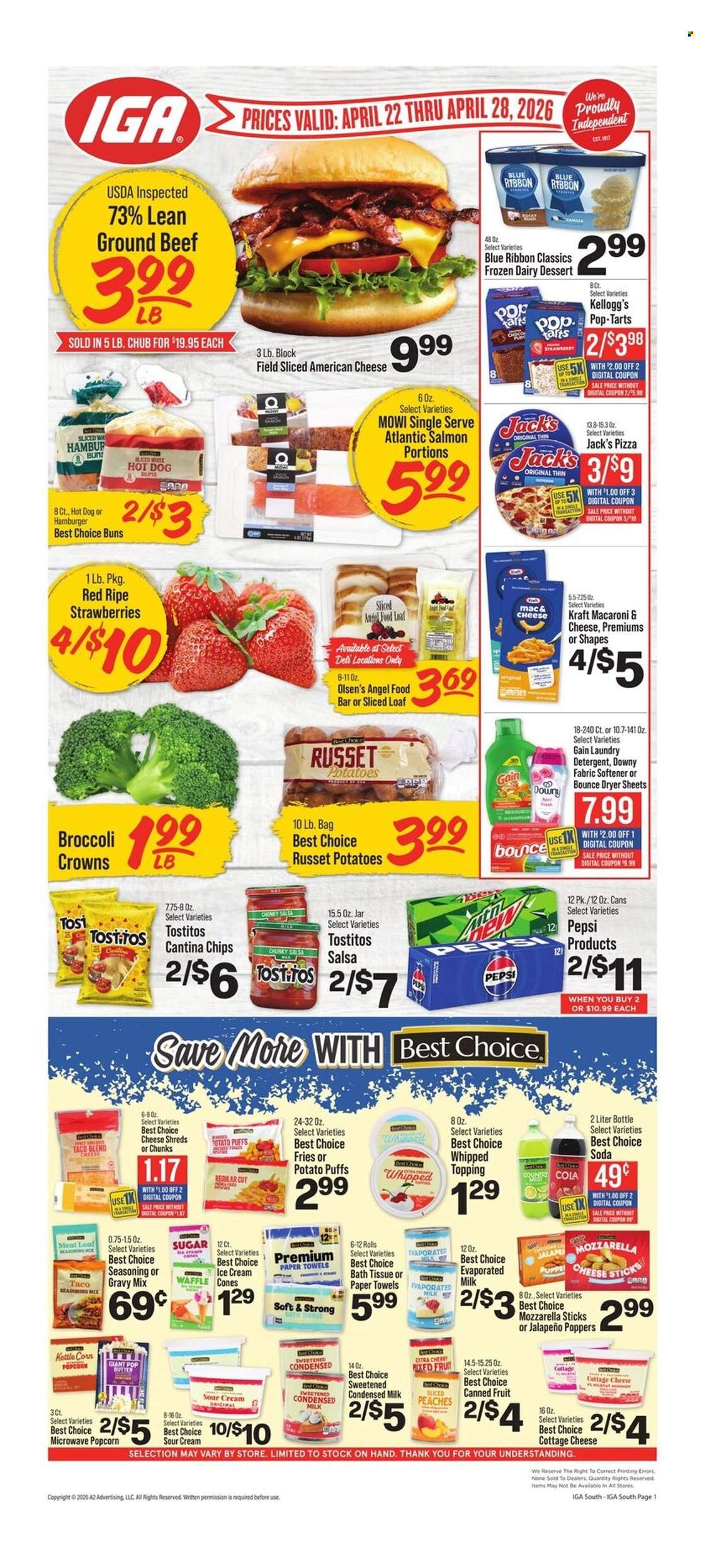 IGA ad - 04/22/2026 - 04/28/2026. Page 1