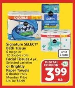 Signature Select Bath Tissue