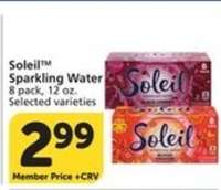 Soleil Sparkling Water