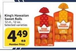 King's Hawaiian Sweet Rolls