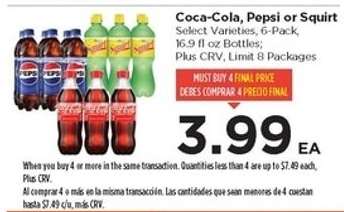 Coca-Cola, Pepsi or Squirt