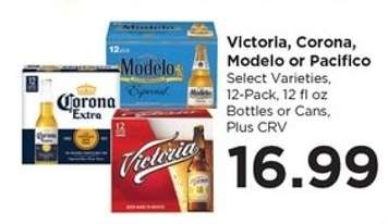 Victoria, Corona, Modelo or Pacifico