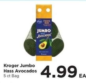 Kroger Jumbo Hass Avocados