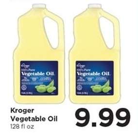 Kroger Vegetable Oil