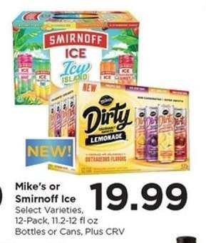 Mike's or Smirnoff Ice