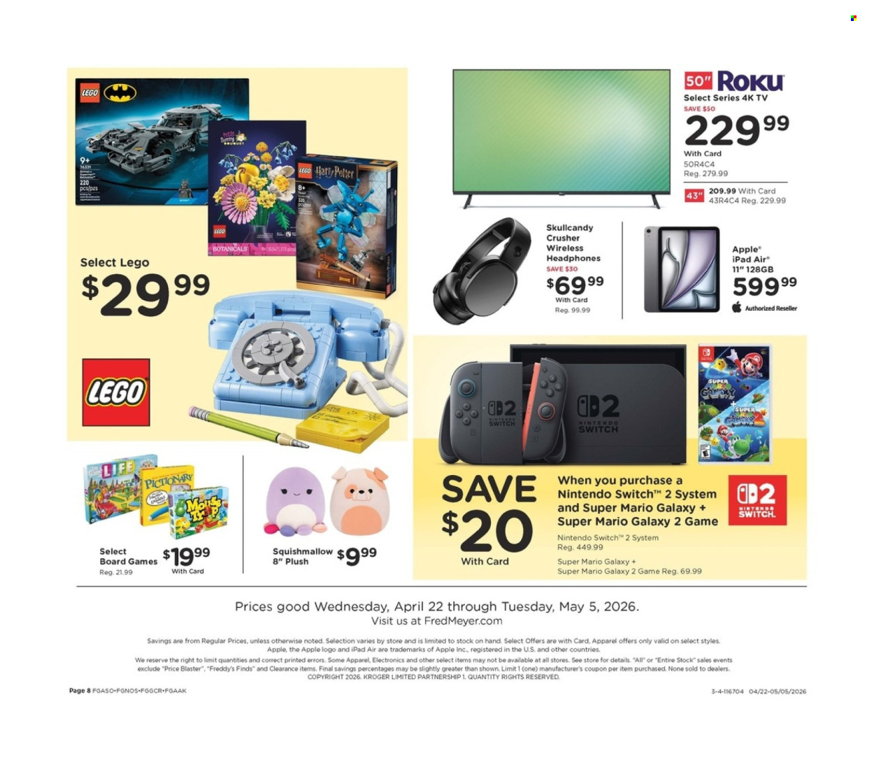 Fred Meyer ad - 04/22/2026 - 05/05/2026. Page 8