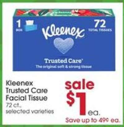 Kleenex Trusted Care Facial Tissue