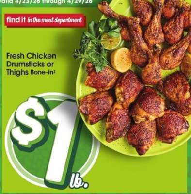 Fresh Chicken Drumsticks or Thighs