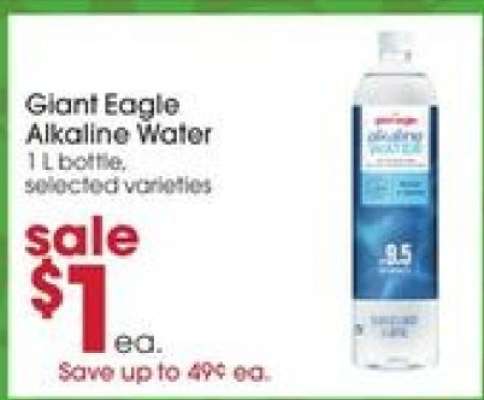 Giant Eagle Alkaline Water