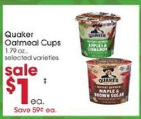 Quaker Oatmeal Cups