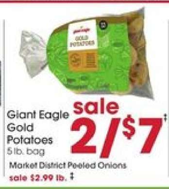 Giant Eagle Gold Potatoes