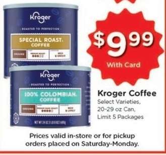 Kroger Coffee