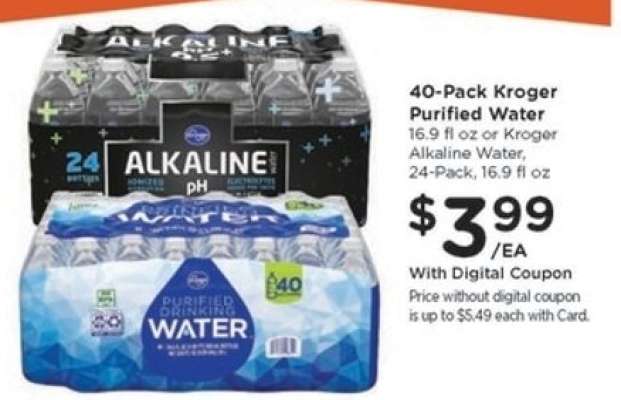 40-Pack Kroger Purified Water