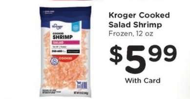 Kroger Cooked Salad Shrimp