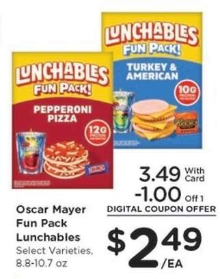 Oscar Mayer Fun Pack Lunchables