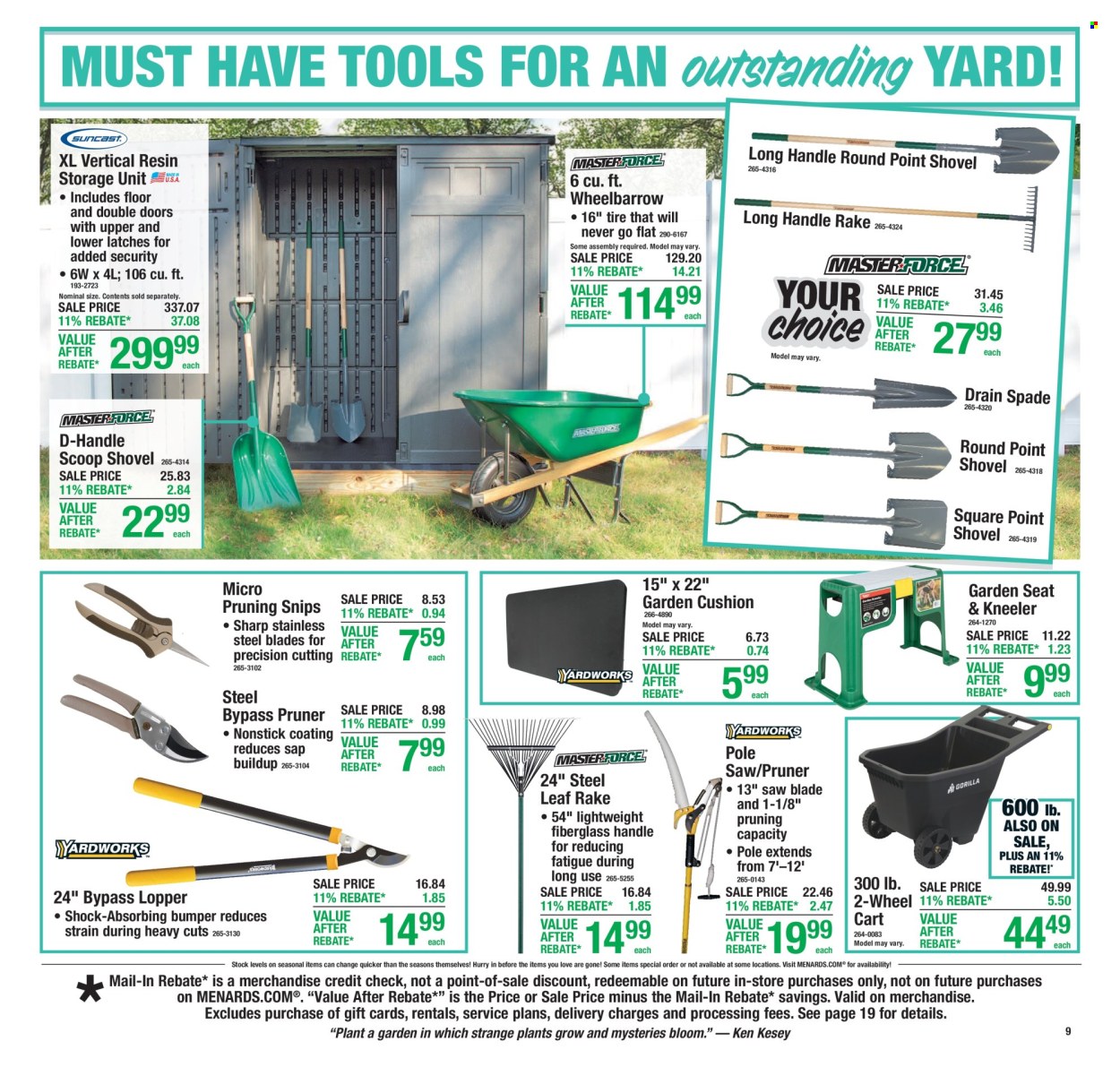 Menards ad - 04/23/2026 - 05/03/2026. Page 9