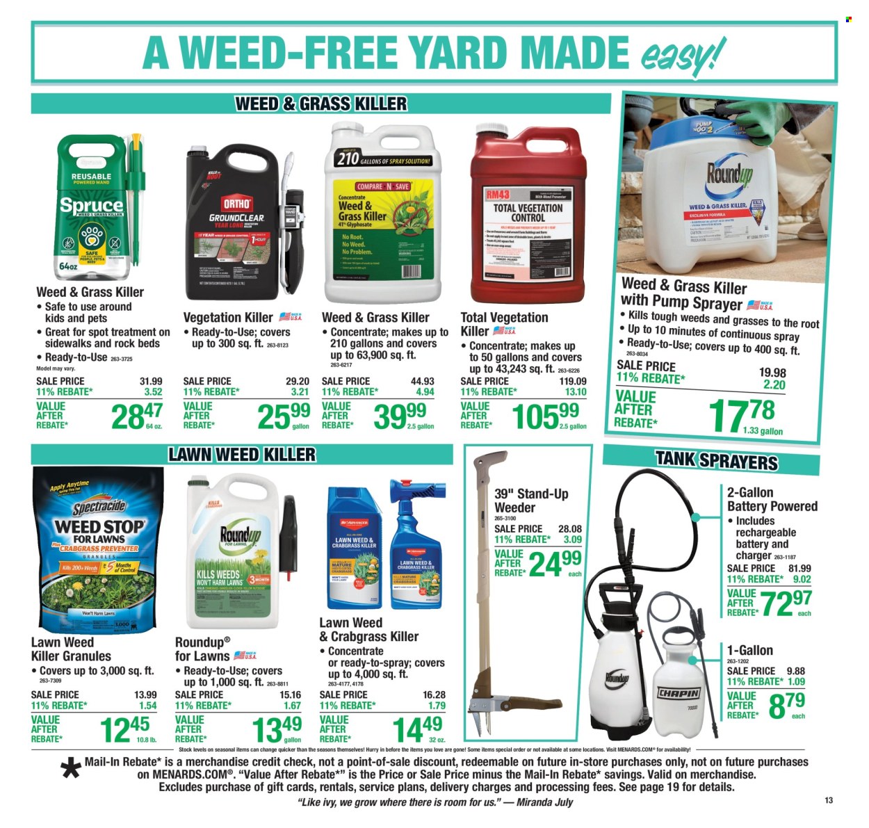 Menards ad - 04/23/2026 - 05/03/2026. Page 13