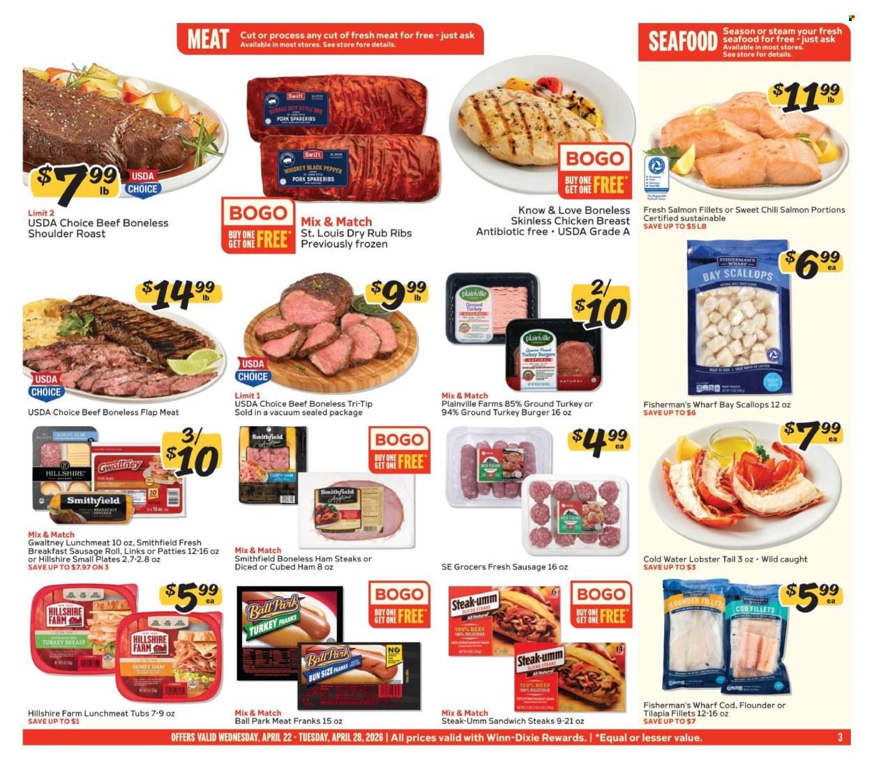 Winn Dixie ad - 04/22/2026 - 04/28/2026. Page 3