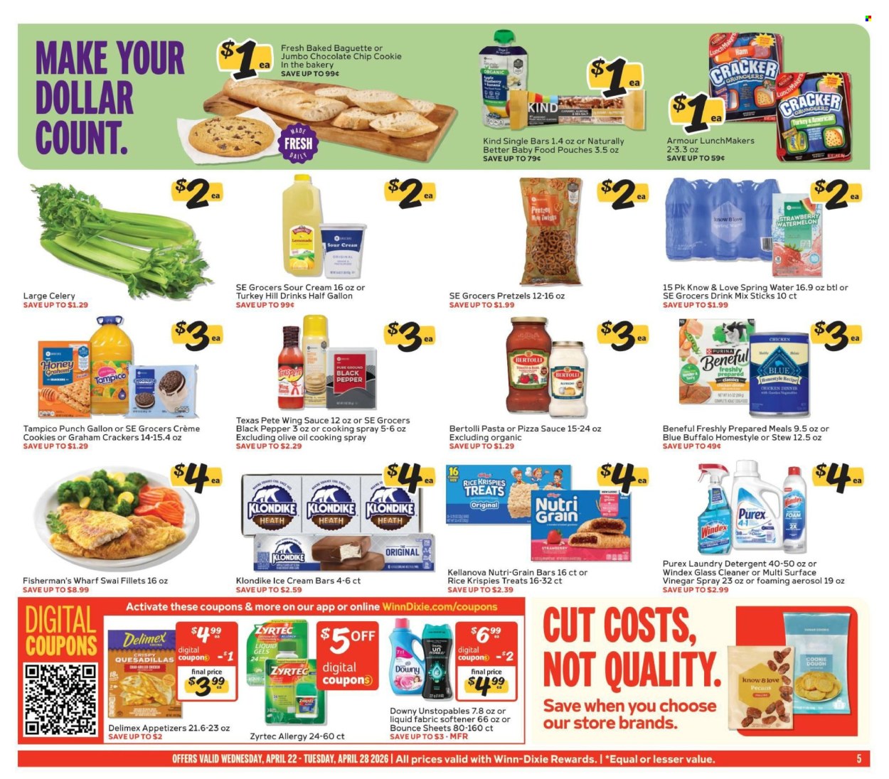 Winn Dixie ad - 04/22/2026 - 04/28/2026. Page 5