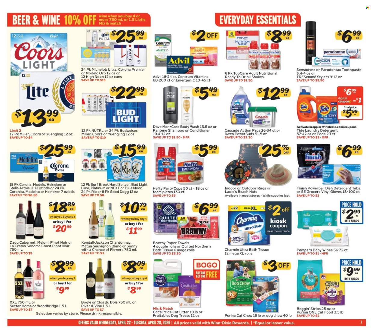 Winn Dixie ad - 04/22/2026 - 04/28/2026. Page 7