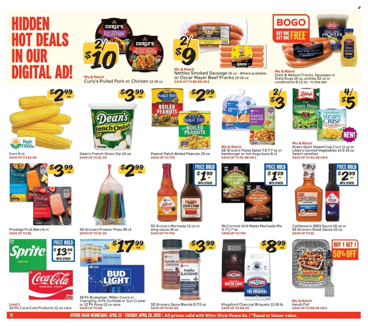 Winn Dixie ad - 04/22/2026 - 04/28/2026. Page 10