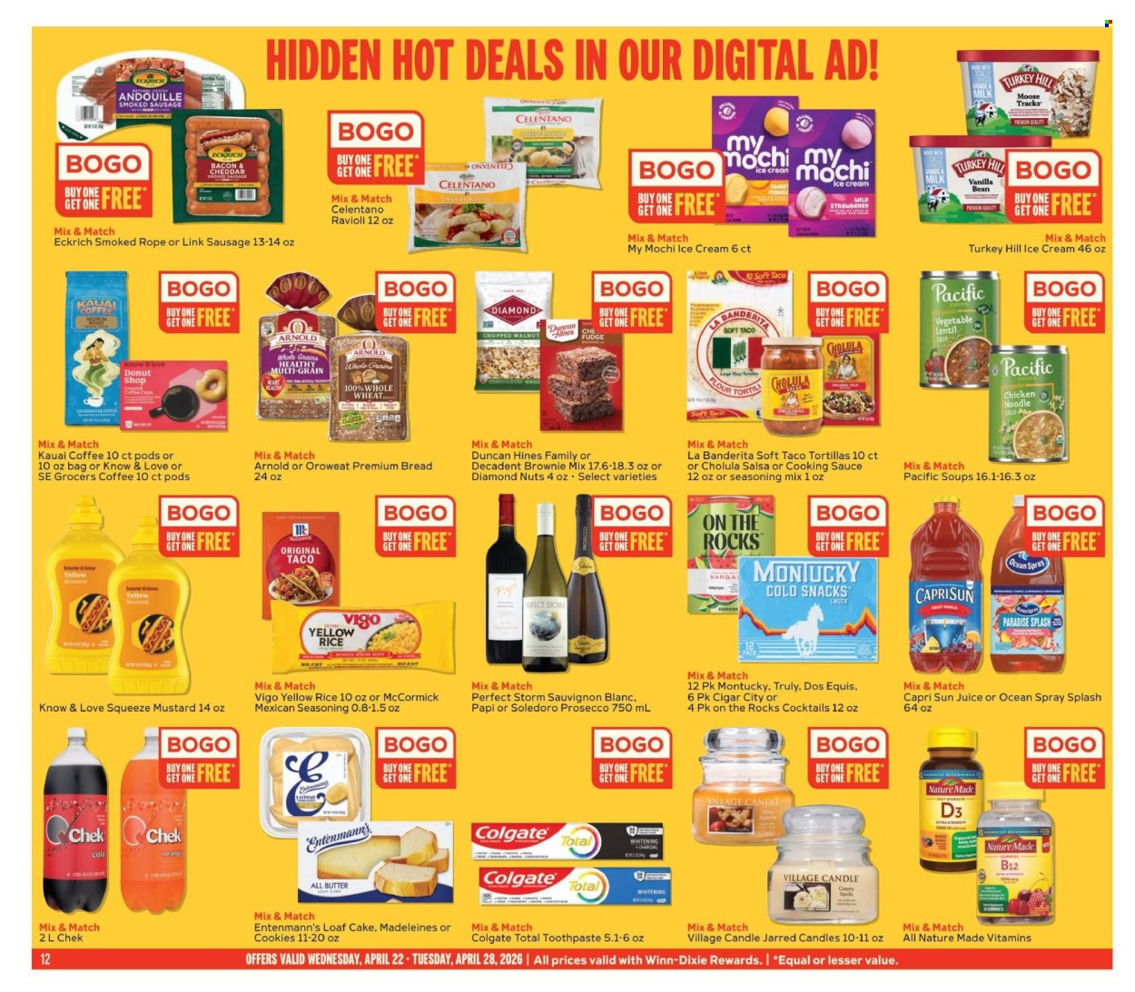 Winn Dixie ad - 04/22/2026 - 04/28/2026. Page 12