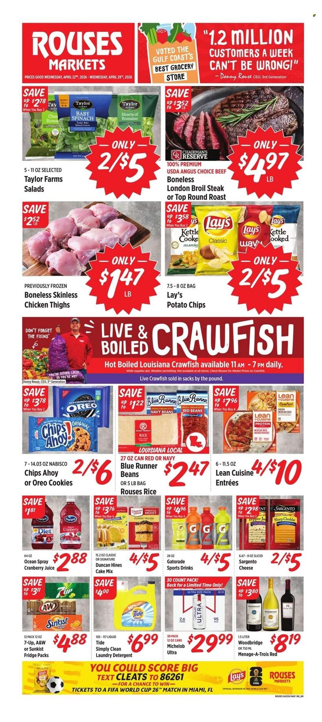 Rouses Markets ad - 04/22/2026 - 04/29/2026. Page 1