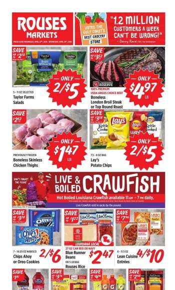 Rouses Markets Flyer - 04/22/2026 - 04/29/2026.