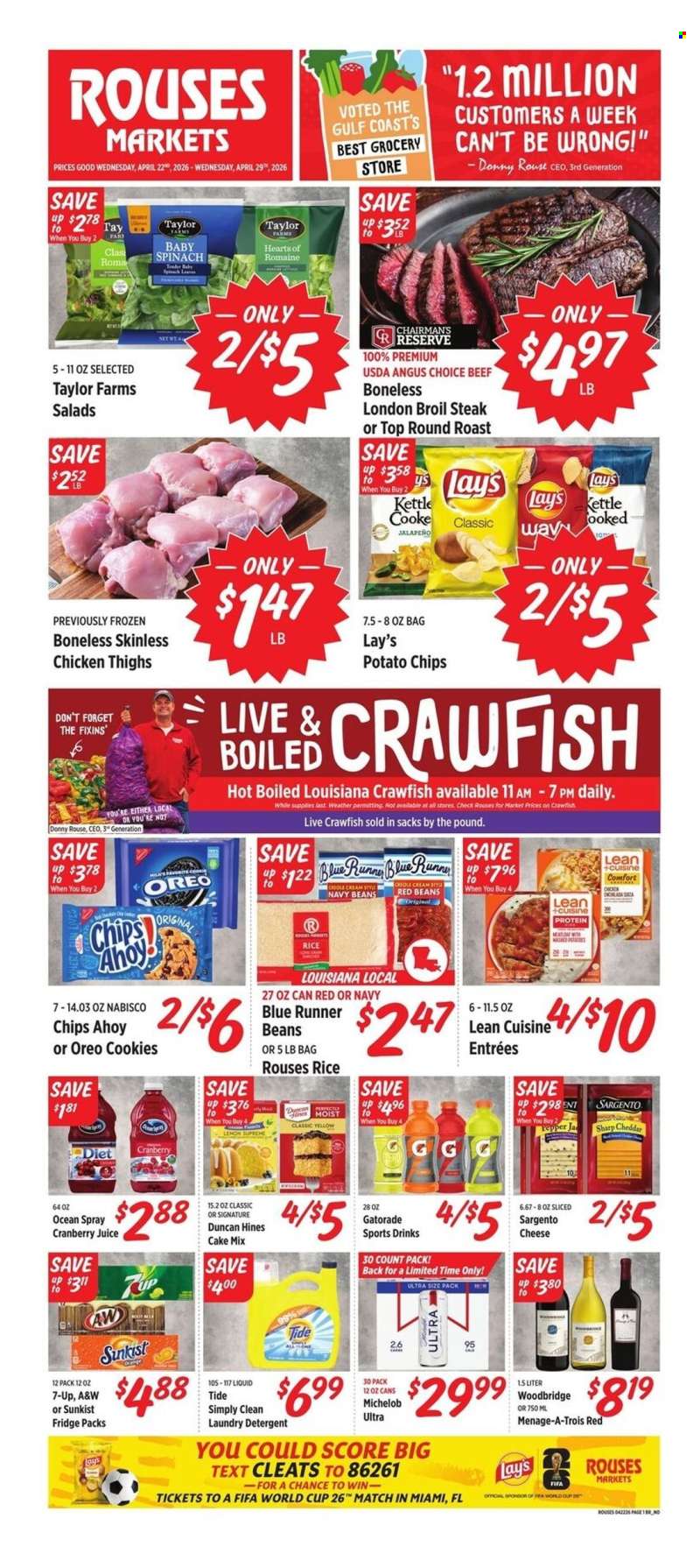 Rouses Markets Flyer - 04/22/2026 - 04/29/2026.
