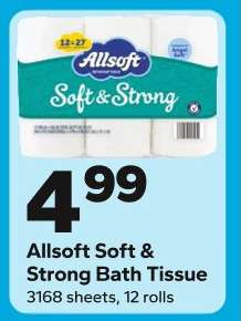 Allsoft Soft & Strong Bath Tissue