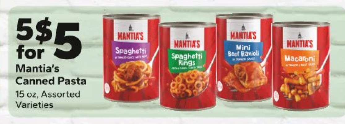 Mantia's Canned Pasta