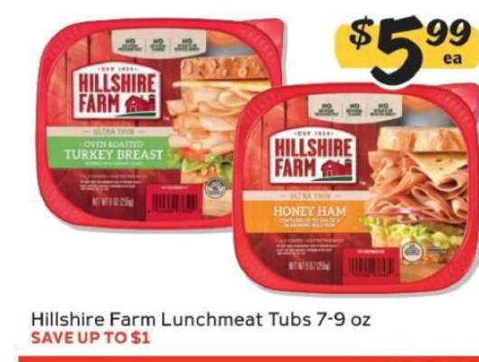 Hillshire Farm Lunchmeat Tubs
